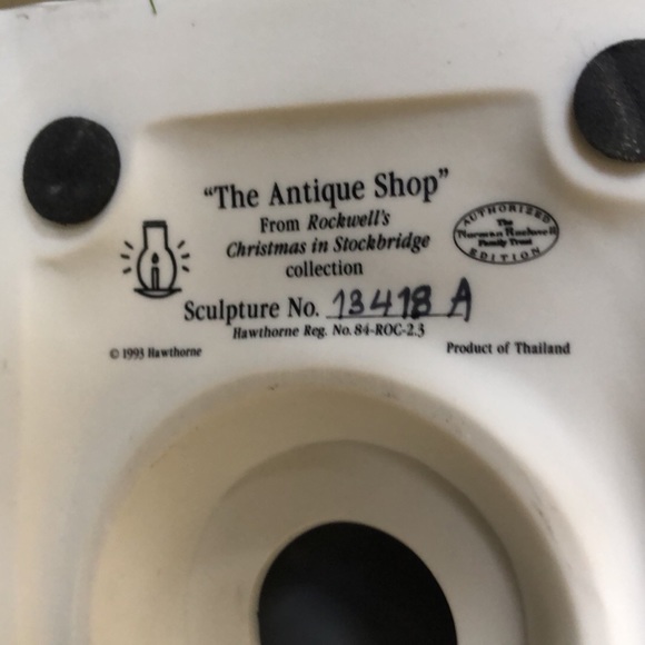 “The Antique Shop” from Rockwell’s Christmas in Stockbridge Collection - Picture 6 of 7
